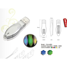 Unidade flash USB com tampa transparente (01U19001)